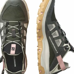 Salomon Women's Techamphibian 5 Peat/rainy Day/hyma Pink