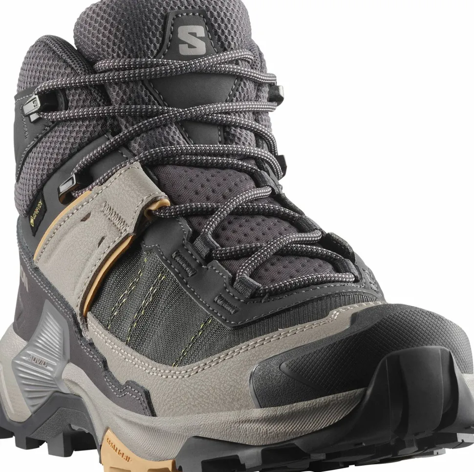 Salomon Women's X Ultra 5 Mid GORE-TEX Nine Iron/gull/soft Clay
