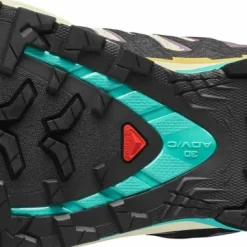 Salomon Women's XA Pro 3d V9 GORE-TEX Transparent Yellow/Black / Waterfall