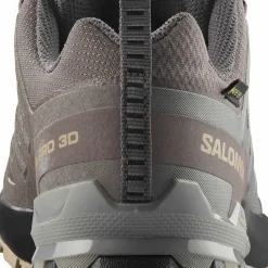 Salomon Women's XA Pro 3D V9 GORE-TEX Plum Kitten/black/gull