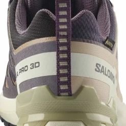Salomon Women's XA Pro 3d V9 GORE-TEX Nine Iron/oxford Tan/alfalfa