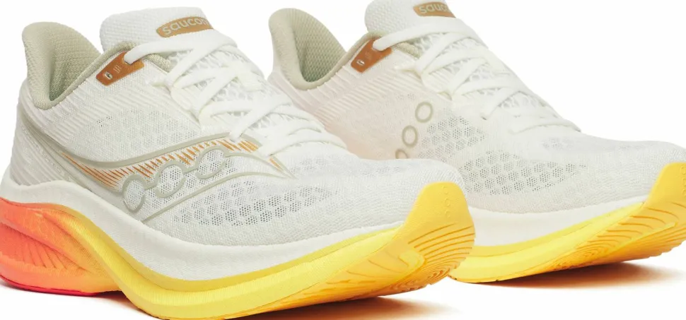 Saucony Men's Endorphin Speed 5 Ivory/Fire