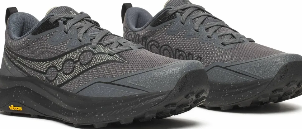 Saucony Men's Peregrine 16 Carbon/black