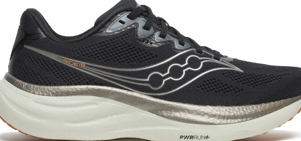 Saucony Men's Ride 19 Black/Pewter