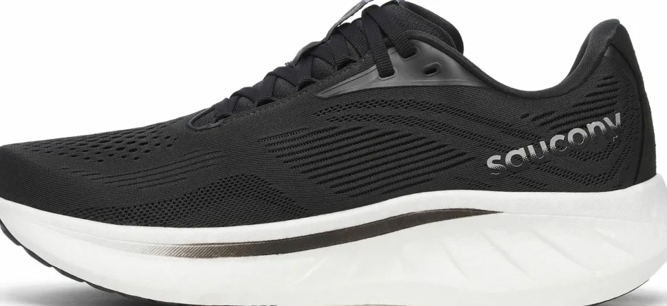 Saucony Men's Ride 18 Black/white