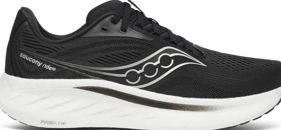 Saucony Men's Ride 18 Black/white