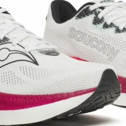 Saucony Men's Ride 19 White/Srimson