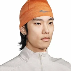 Saucony Unisex Peregrine Merino Beanie Amber Heather