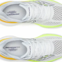 Saucony Women's Endorphin Speed 5 White/Citron