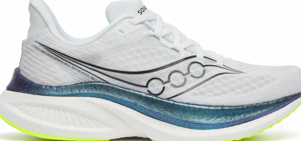 Saucony Women's Endorphin Speed 5 White/Nightsky