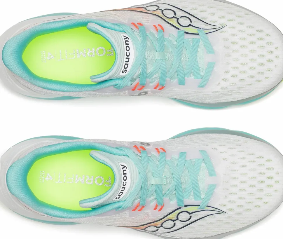Saucony Women's Kinvara 16 White/aqua