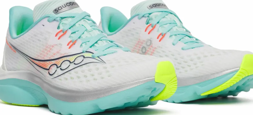 Saucony Women's Kinvara 16 White/aqua