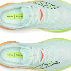 Saucony Women's Peregrine 16 Aqua/citron