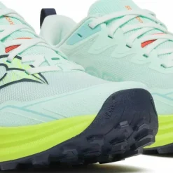 Saucony Women's Peregrine 16 Aqua/citron