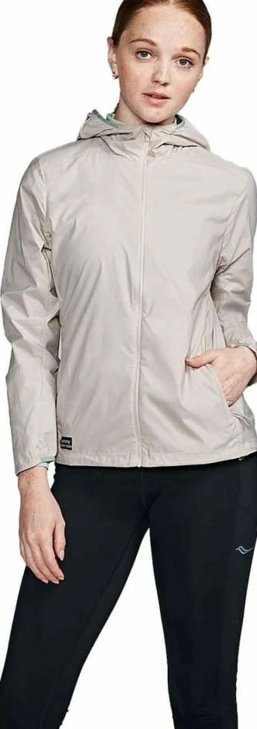 Saucony Women's Peregrine Packaway Jacket Oats