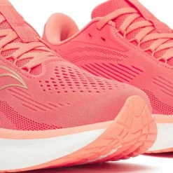 Saucony Women's Ride 18 Coral/salmon
