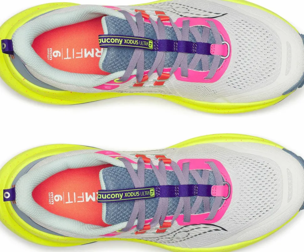 Saucony Women's Xodus Ultra 4 White/citron