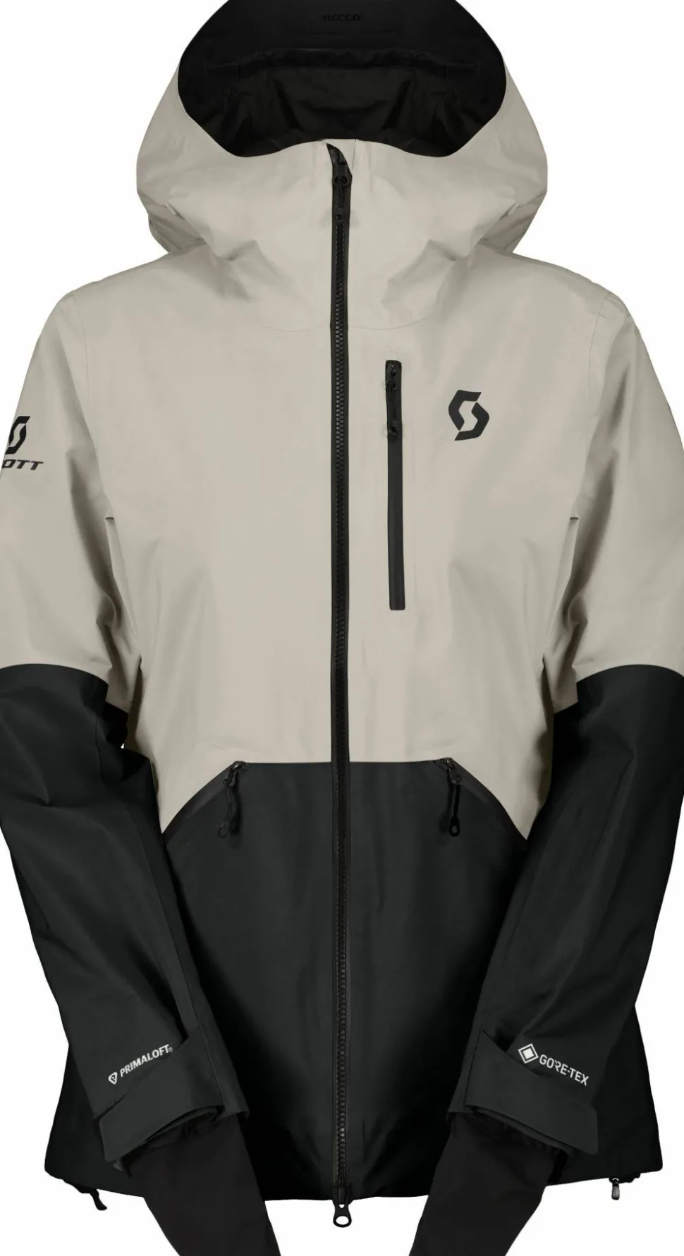 Scott Women's Vertic GORE-TEX 2 Layer Primaloft Jacket Dust White/black