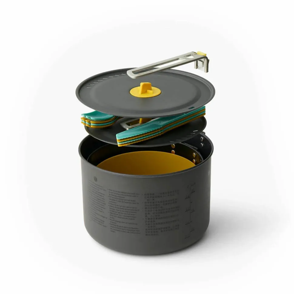 Sea To Summit Frontier UL Two Pot Cook Set 14 Piece Multi
