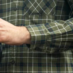 Seeland Men's Glen Flannel Shirt Grape Leaf/Dark Navy Check