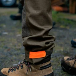 Seeland Men's Venture Pants Pine Green/Hi-Vis Orange