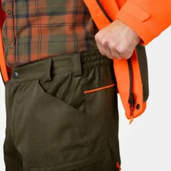 Seeland Men's Venture Pants Pine Green/Hi-Vis Orange