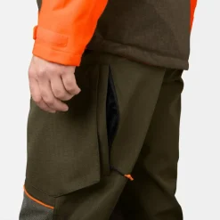 Seeland Men's Venture Pants Pine Green/Hi-Vis Orange