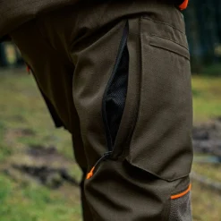 Seeland Men's Venture Pants Pine Green/Hi-Vis Orange