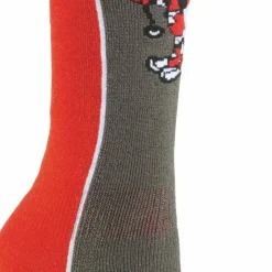 Seger Juniors' Snowbear Alpine Sock Red
