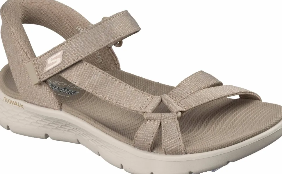 Skechers Women's Go Walk Flex Sandal - Illuminate Taupe
