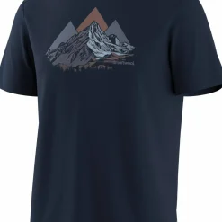 Smartwool Men's Peak Bagger Active Short Sleeve Graphic Tee Navy