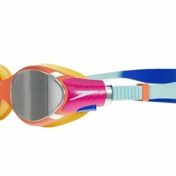 Speedo Juniors' Biofuse 2.0 Mirror Orange/Blue