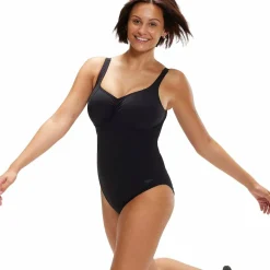 Speedo Women's Shaping Aquanite Swimsuit Black