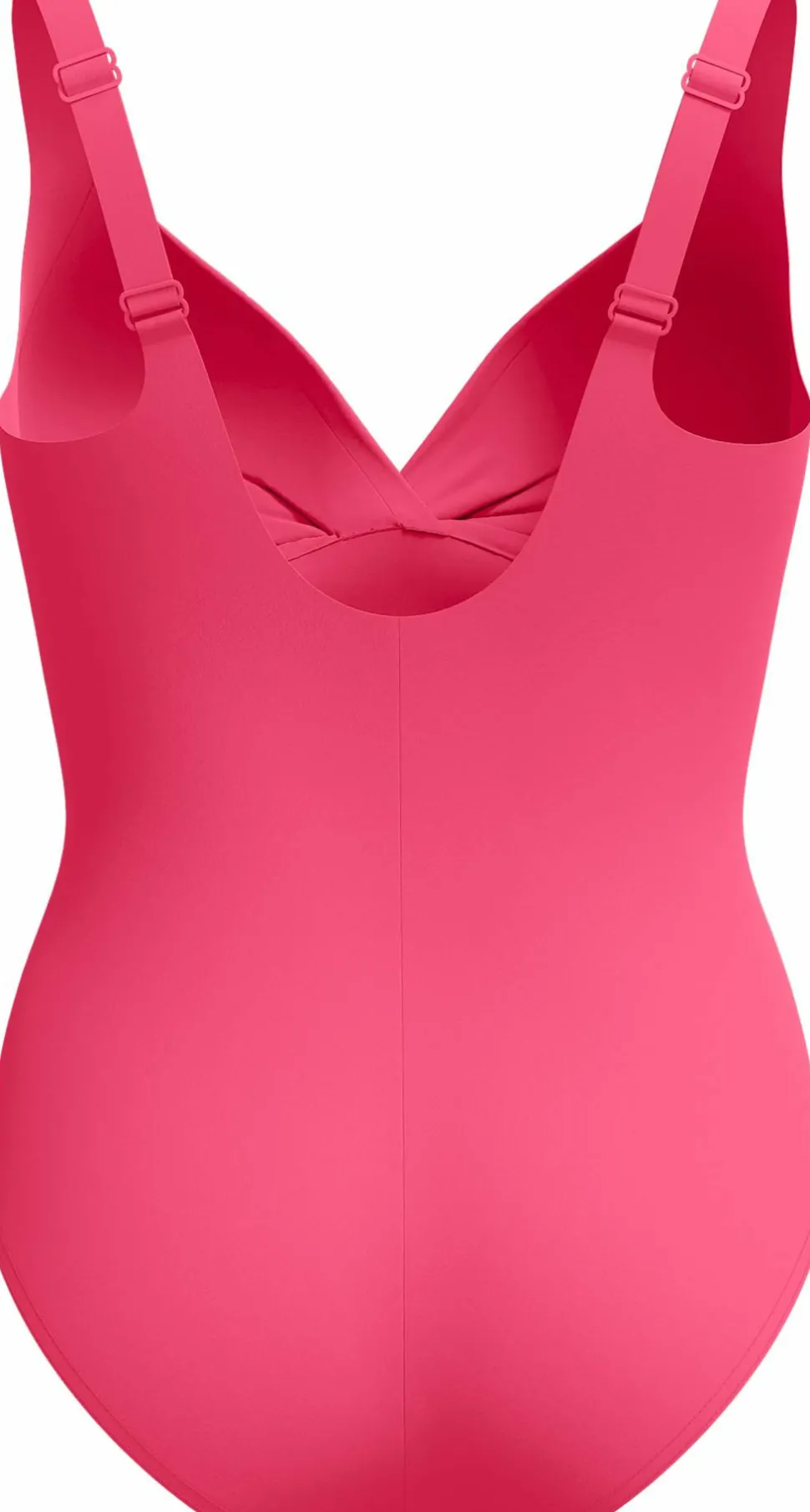 Speedo Womens Shaping Cross Knot 1 Piece Dark Pink