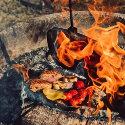 Stabilotherm Grilljärn Black/Steel/Wood