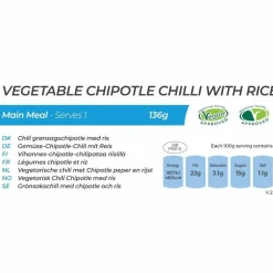 Summit to Eat Vegetable Chipotle Chilli with Rice Nocolour