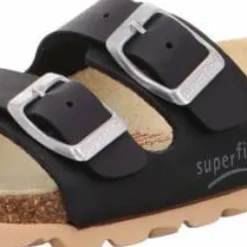 Superfit Kids' Fussbettpantoffel Black