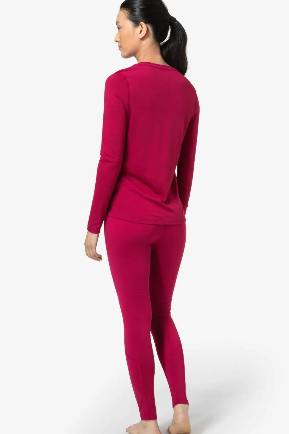 super.natural Women's Arctic230 Long Sleeve Sangria