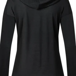 super.natural Women's Funnel Hoodie Jet Black