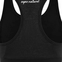 super.natural Women's Motion Zip Top Jet Black