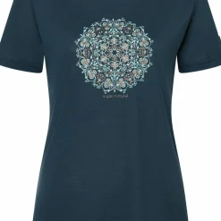 super.natural Women's Ornament Tee Blueberry/light Jade/copper