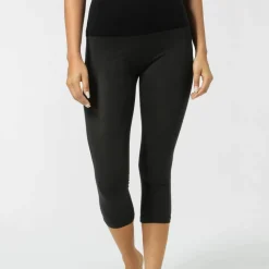 super.natural Women's Tundra175 Comfy Tight 3/4 Jet Black