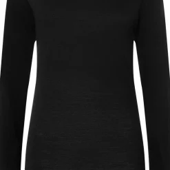 super.natural Women's Tundra175 Long Sleeve Jet Black