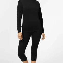 super.natural Women's Tundra175 Long Sleeve Jet Black