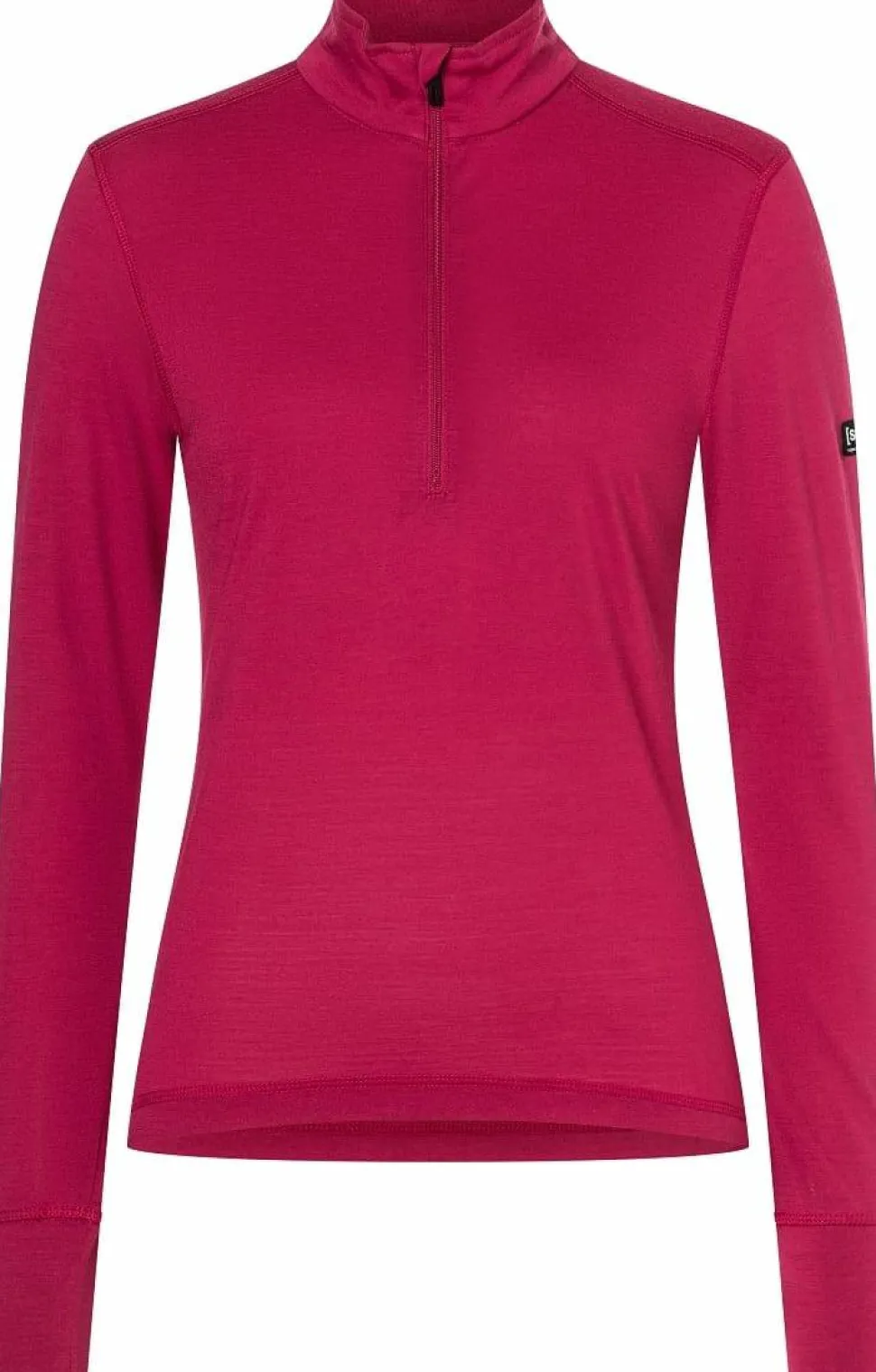 super.natural Women's Tundra175 Zip 1/4 Sangria