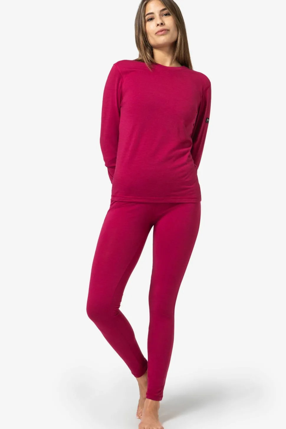 super.natural Women's Tundra175 Long Sleeve Sangria