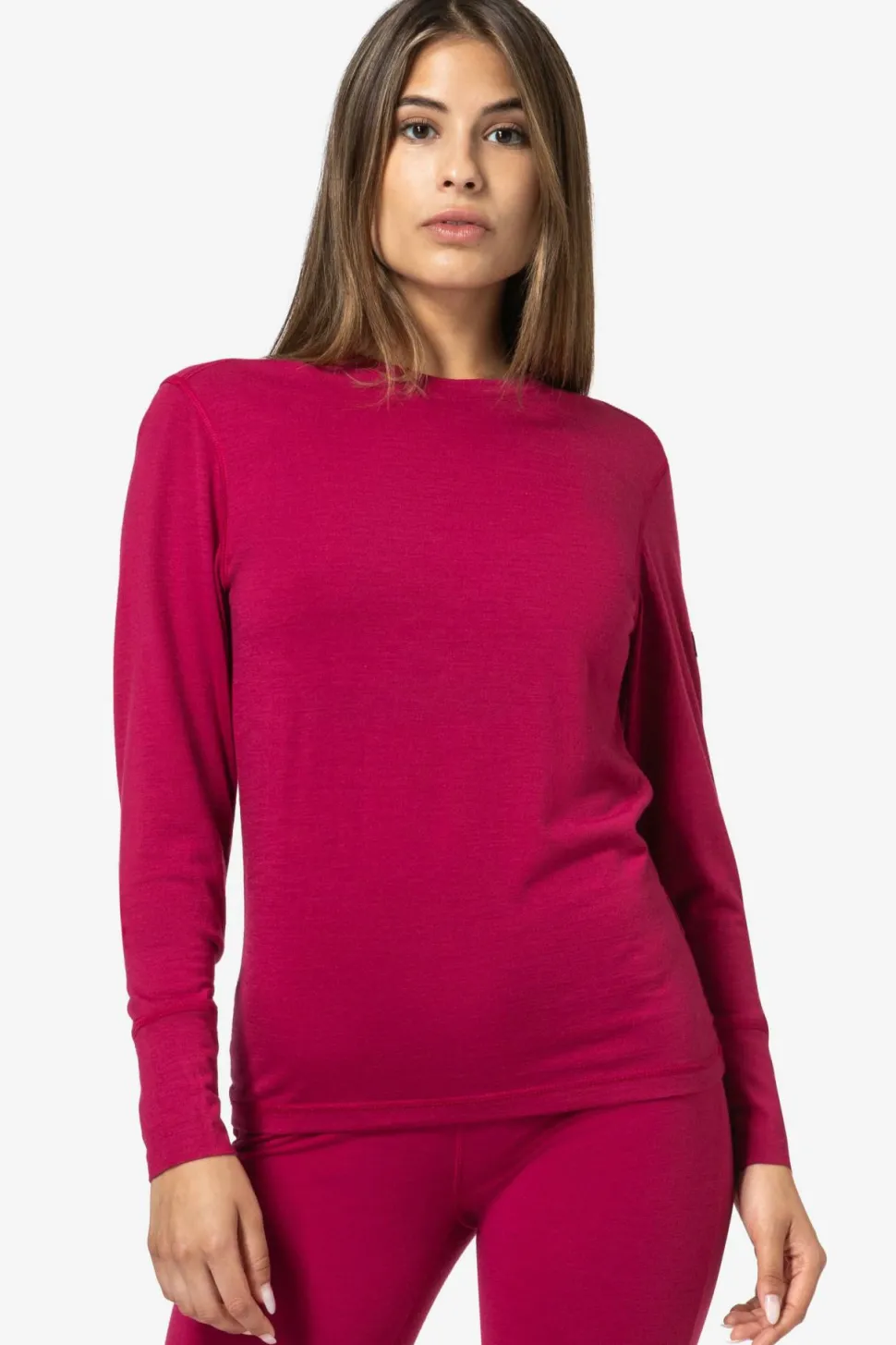 super.natural Women's Tundra175 Long Sleeve Sangria