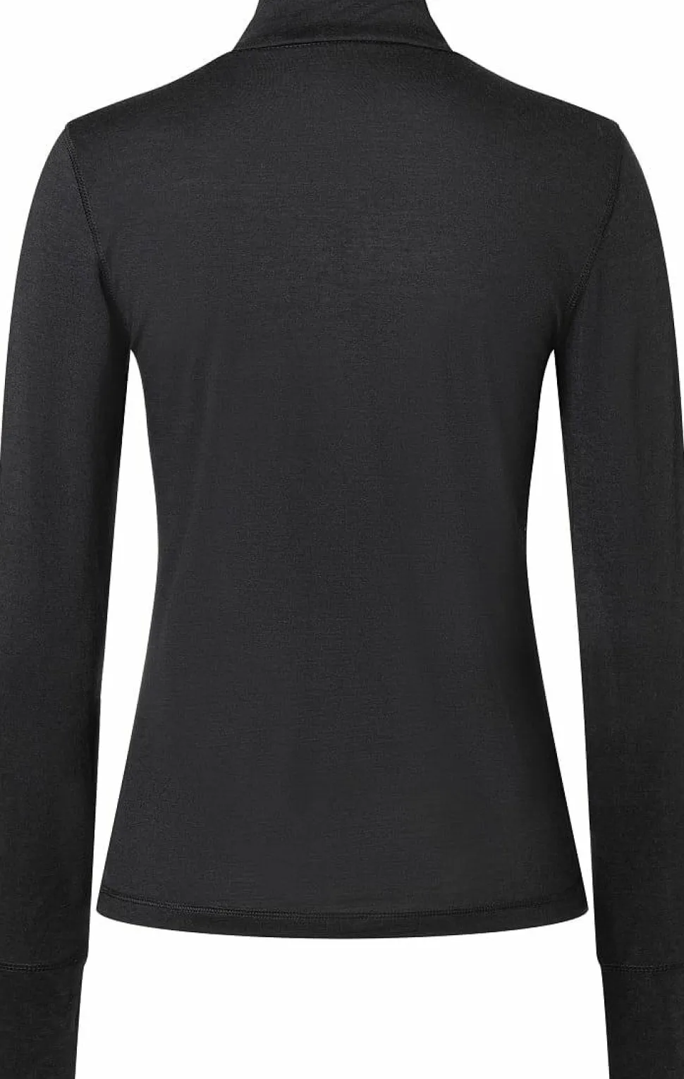 super.natural Women's Tundra175 Zip 1/4 Jet Black