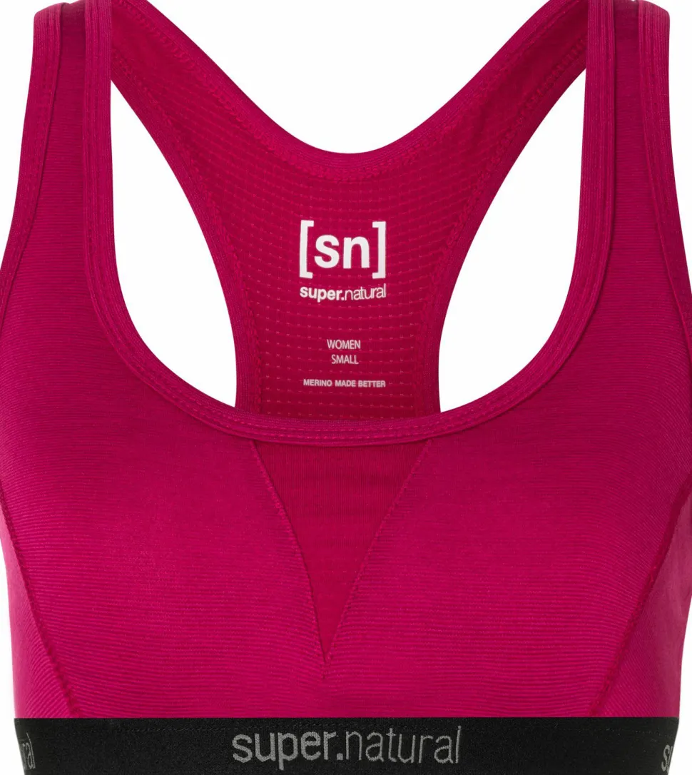 super.natural Women's Tundra220 Semplice Bra Sangria