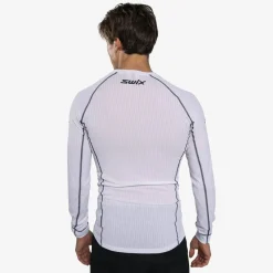 Swix Men's RaceX Classic Long Sleeve Bright White/ Dark Navy